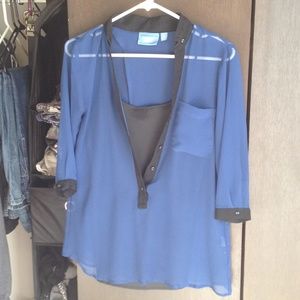 Simply Vera wang sheer top